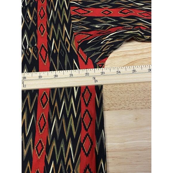 Vtg Panhandle Slim Western Shirt Men's Medium Aztec Southwestern‎ All Over Print - Picture 10 of 12